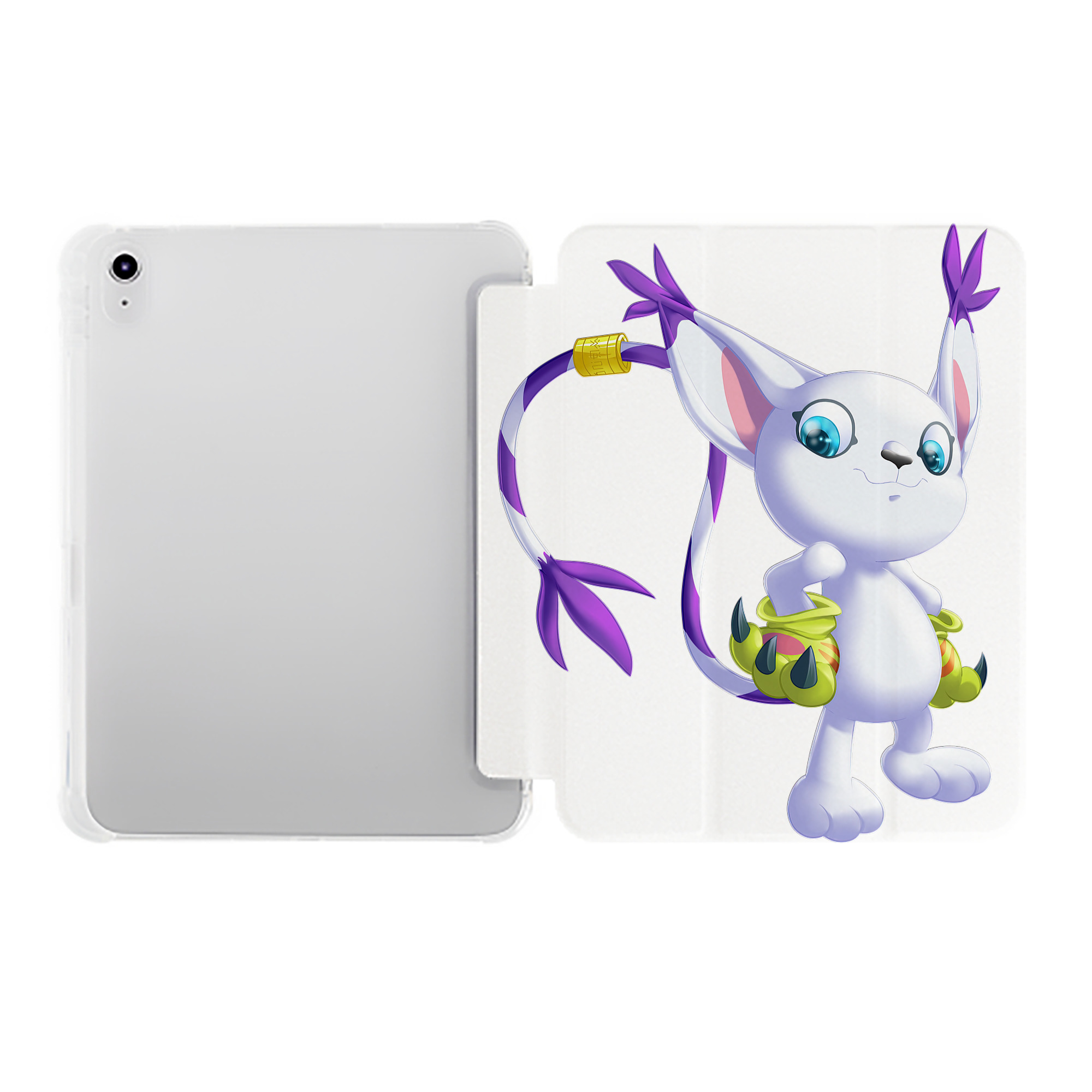 （画像用） Digimon デジタルモンスター/デジモン IPad ケース ペン収納付き 三つ折りスタンド PUレザー×シリコン 対応機種9.5/10.5/10.9インチ